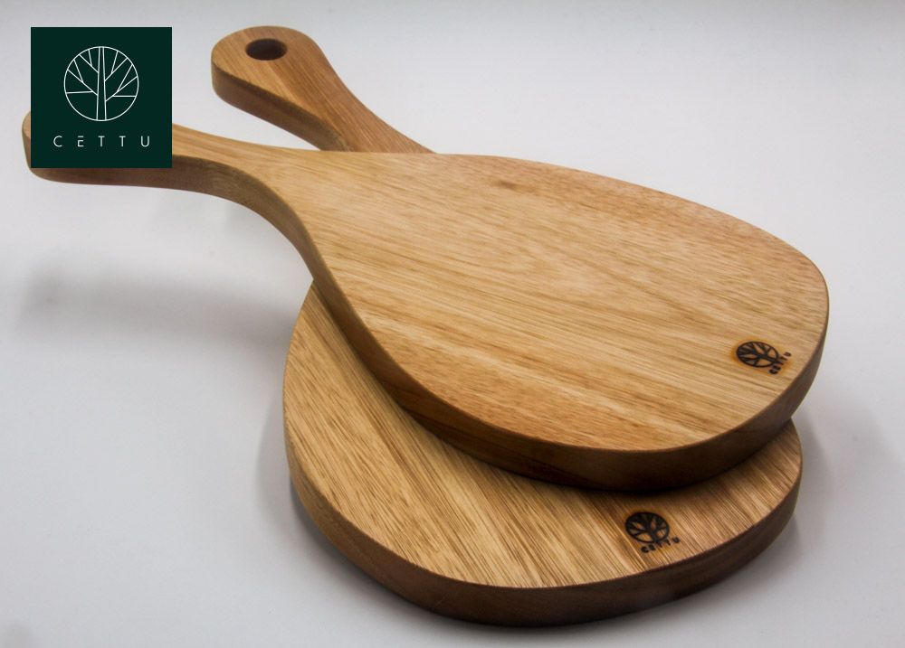 Set de 2 tablas diseño Ibérico, pique, corte y prepare.